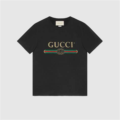 oversized t shirt gucci|gucci polo shirt.